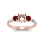 Load image into Gallery viewer, petite-micropave-semi-mount-three-stone-diamond-ring-with-ruby-in-rose-gold-FD9383SMRGRUDR-NL-RG

