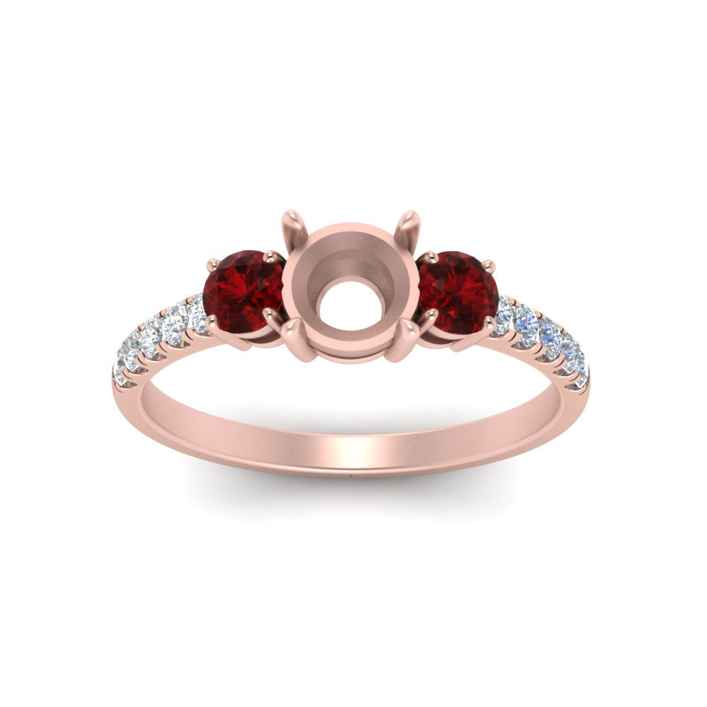 petite-micropave-semi-mount-three-stone-diamond-ring-with-ruby-in-rose-gold-FD9383SMRGRUDR-NL-RG