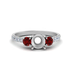 Load image into Gallery viewer, petite-micropave-semi-mount-three-stone-diamond-ring-with-ruby-in-white-gold-FD9383SMRGRUDR-NL-WG
