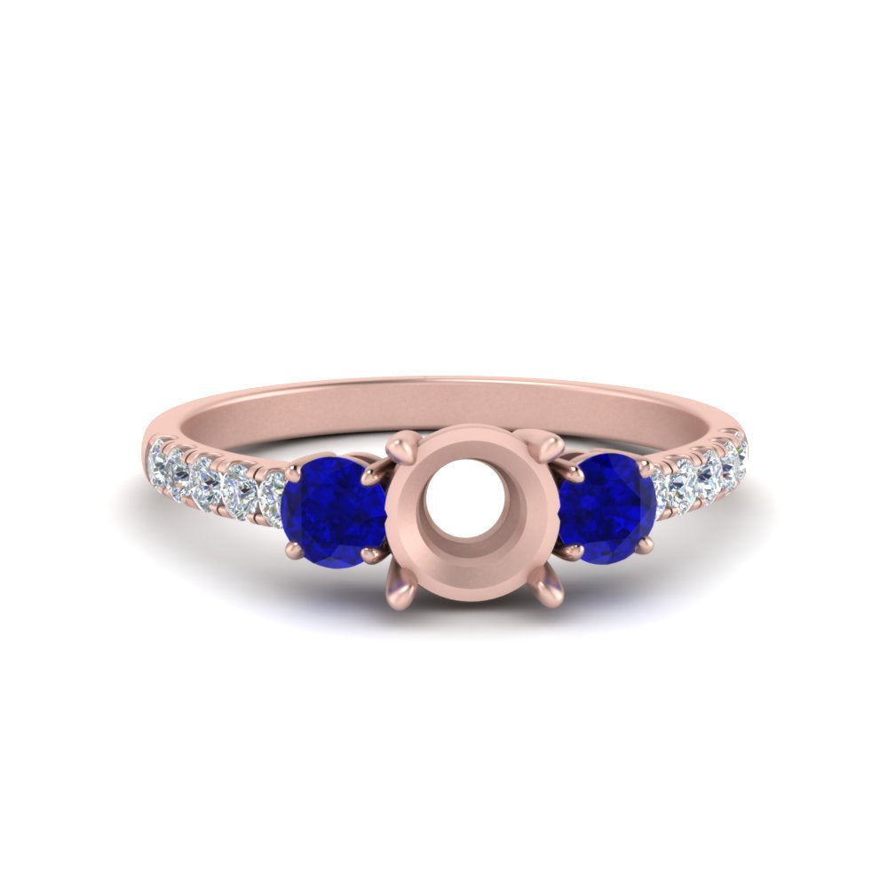 petite-micropave-semi-mount-three-stone-diamond-ring-with-sapphire-in-rose-gold-FD9383SMRGSABL-NL-RG