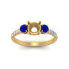 Load image into Gallery viewer, petite-micropave-semi-mount-three-stone-diamond-ring-with-sapphire-in-yellow-gold-FD9383SMRGSABL-NL-YG