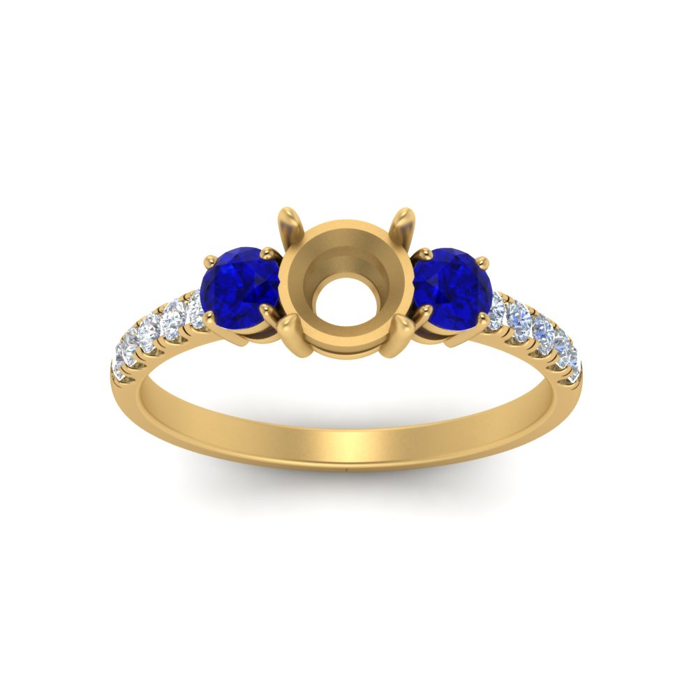 petite-micropave-semi-mount-three-stone-diamond-ring-with-sapphire-in-yellow-gold-FD9383SMRGSABL-NL-YG