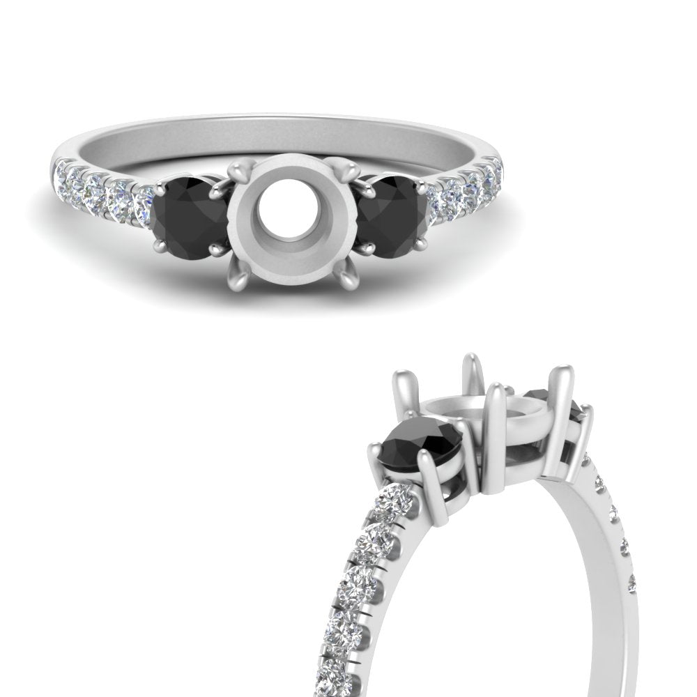 petite-micropave-semi-mount-three-stone-ring-with-black-diamond-in-white-gold-FD9383SMRGBLACK-NL-WG