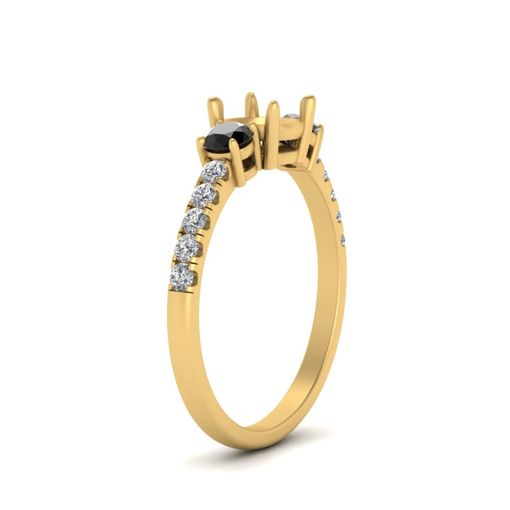 petite-micropave-semi-mount-three-stone-ring-with-black-diamond-in-yellow-gold-FD9383SMRGBLACK-NL-YG