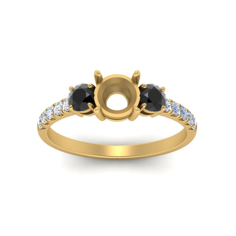 petite-micropave-semi-mount-three-stone-ring-with-black-diamond-in-yellow-gold-FD9383SMRGBLACK-NL-YG