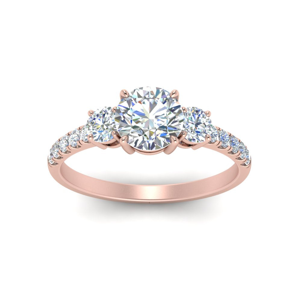 petite-micropave-three-stone-diamond-ring-in-rose-gold-FD9383ROR-NL-RG