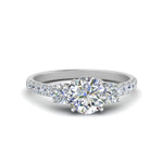 Load image into Gallery viewer, petite-micropave-three-stone-diamond-ring-in-white-gold-FD9383ROR-NL-WG.jpg
