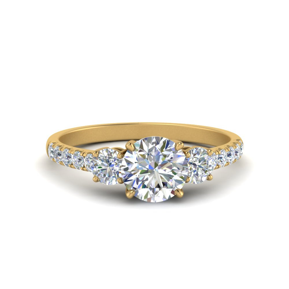petite-micropave-three-stone-diamond-ring-in-yellow-gold-FD9383ROR-NL-YG