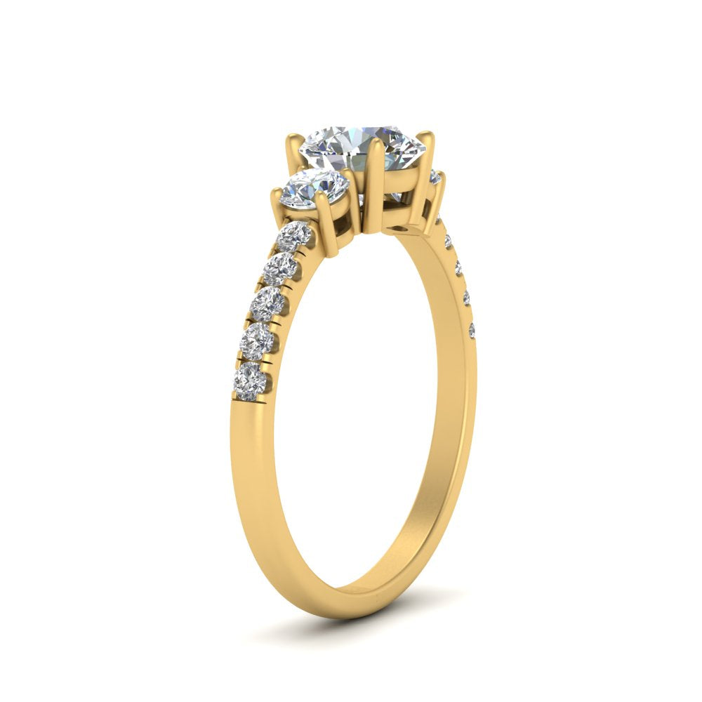 petite-micropave-three-stone-diamond-ring-in-yellow-gold-FD9383ROR-NL-YG