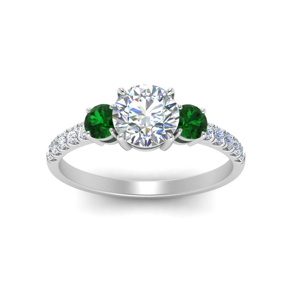 petite-micropave-three-stone-diamond-ring-with-emerald-in-white-gold-FD9383RORGEMGR-NL-WG
