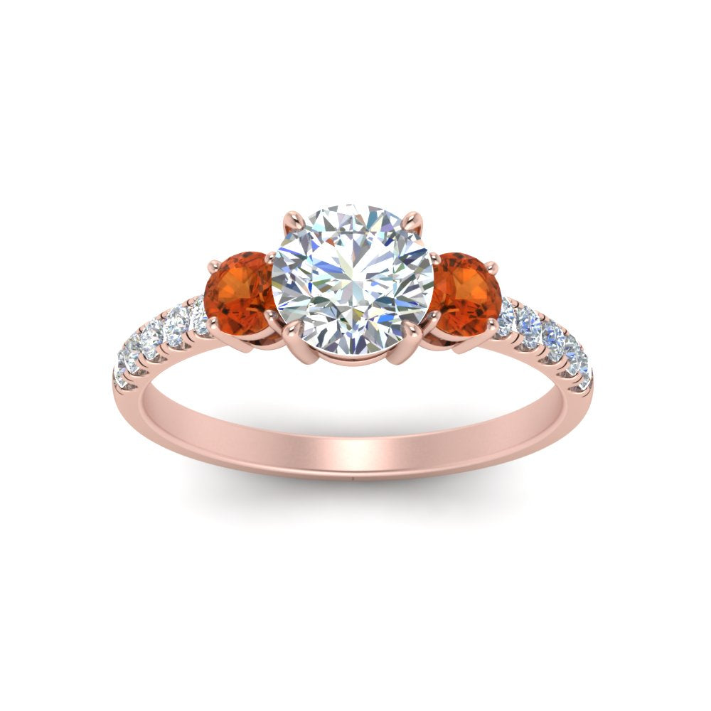 petite-micropave-three-stone-diamond-ring-with-orange-sapphire-in-rose-gold-FD9383RORGSAOR-NL-RG