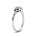 Thumbnail 42 - petite-micropave-three-stone-diamond-ring-with-pink-sapphire-in-white-gold-FD9383RORGSADRPI-NL-WG