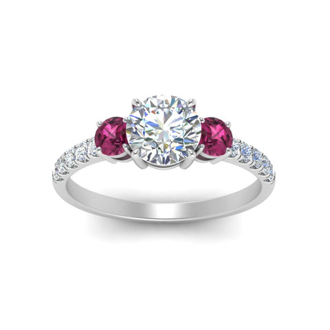petite-micropave-three-stone-diamond-ring-with-pink-sapphire-in-white-gold-FD9383RORGSADRPI-NL-WG