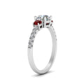 Thumbnail 76 - petite-micropave-three-stone-diamond-ring-with-ruby-in-white-gold-FD9383RORGRUDR-NL-WG