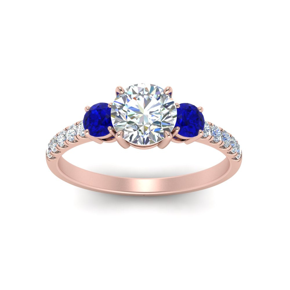 petite-micropave-three-stone-diamond-ring-with-sapphire-in-rose-gold-FD9383RORGSABL-NL-RG