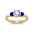Thumbnail 33 - petite-micropave-three-stone-diamond-ring-with-sapphire-in-yellow-gold-FD9383RORGSABL-NL-YG