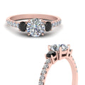 Thumbnail 88 - petite-micropave-three-stone-ring-with-black-diamond-in-rose-gold-FD9383RORGBLACK-NL-RG