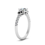 Load image into Gallery viewer, petite-micropave-three-stone-ring-with-black-diamond-in-white-gold-FD9383RORGBLACK-NL-WG
