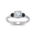 Thumbnail 93 - petite-micropave-three-stone-ring-with-black-diamond-in-white-gold-FD9383RORGBLACK-NL-WG