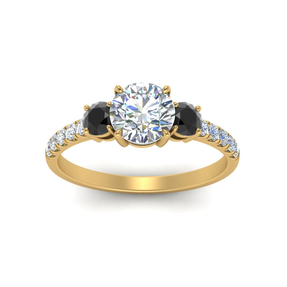 petite-micropave-three-stone-ring-with-black-diamond-in-yellow-gold-FD9383RORGBLACK-NL-YG
