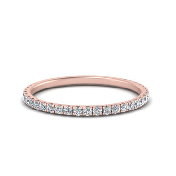 Petite Scalloped Stack Wedding Band