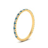 Load image into Gallery viewer, petite-scalloped-diamond-wedding-band-with-blue-topaz-in-FD9168BGICBLTO-NL-YG