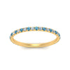 Load image into Gallery viewer, petite-scalloped-diamond-wedding-band-with-blue-topaz-in-FD9168BGICBLTO-NL-YG
