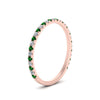 Load image into Gallery viewer, petite-scalloped-diamond-wedding-band-with-emerald-in-FD9168BGEMGR-NL-RG