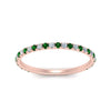 Load image into Gallery viewer, petite-scalloped-diamond-wedding-band-with-emerald-in-FD9168BGEMGR-NL-RG