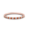 Load image into Gallery viewer, petite-scalloped-diamond-wedding-band-with-orange-sapphire-in-FD9168BGSAOR-NL-RG