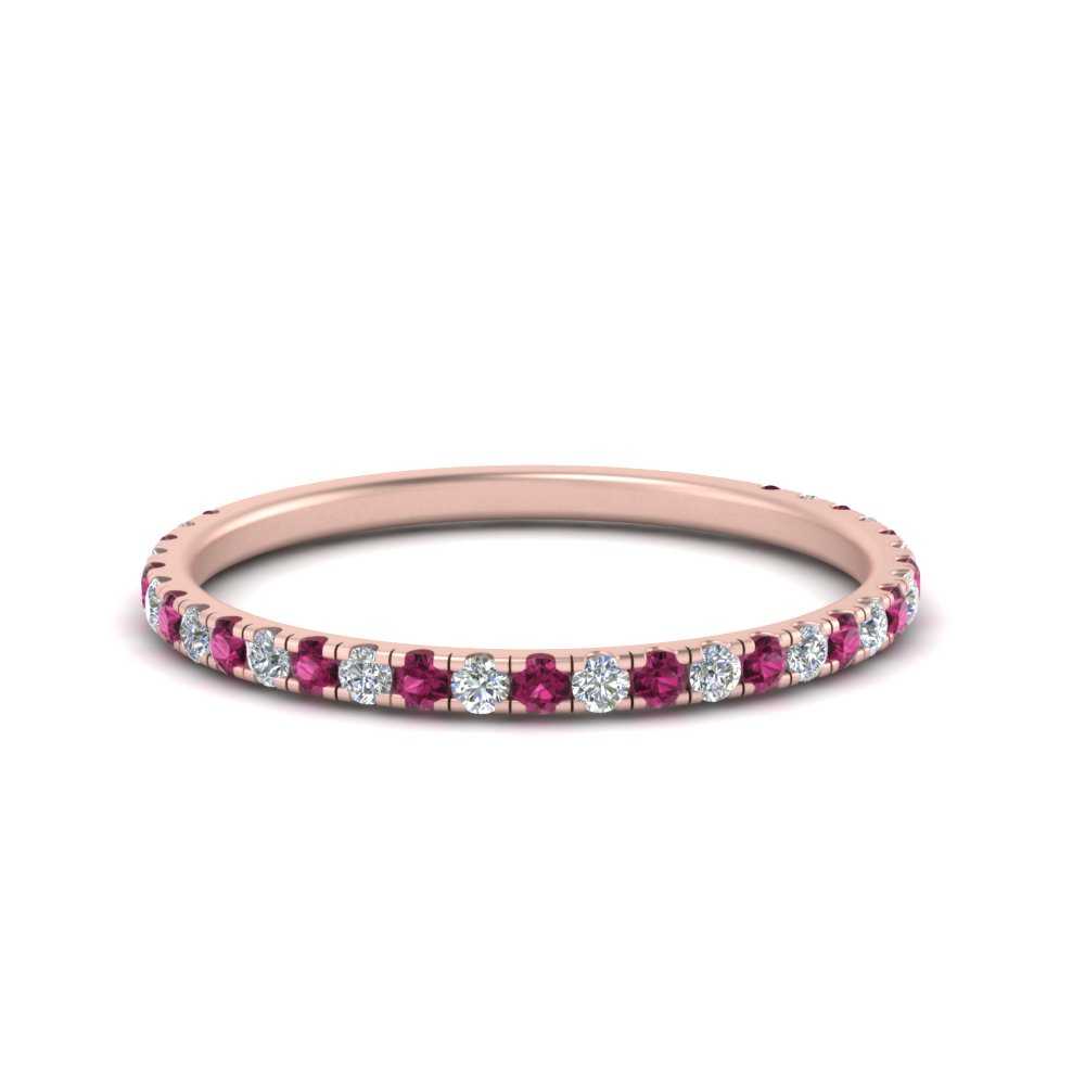 petite-scalloped-diamond-wedding-band-with-pink-sapphire-in-FD9168BGSADRPI-NL-RG