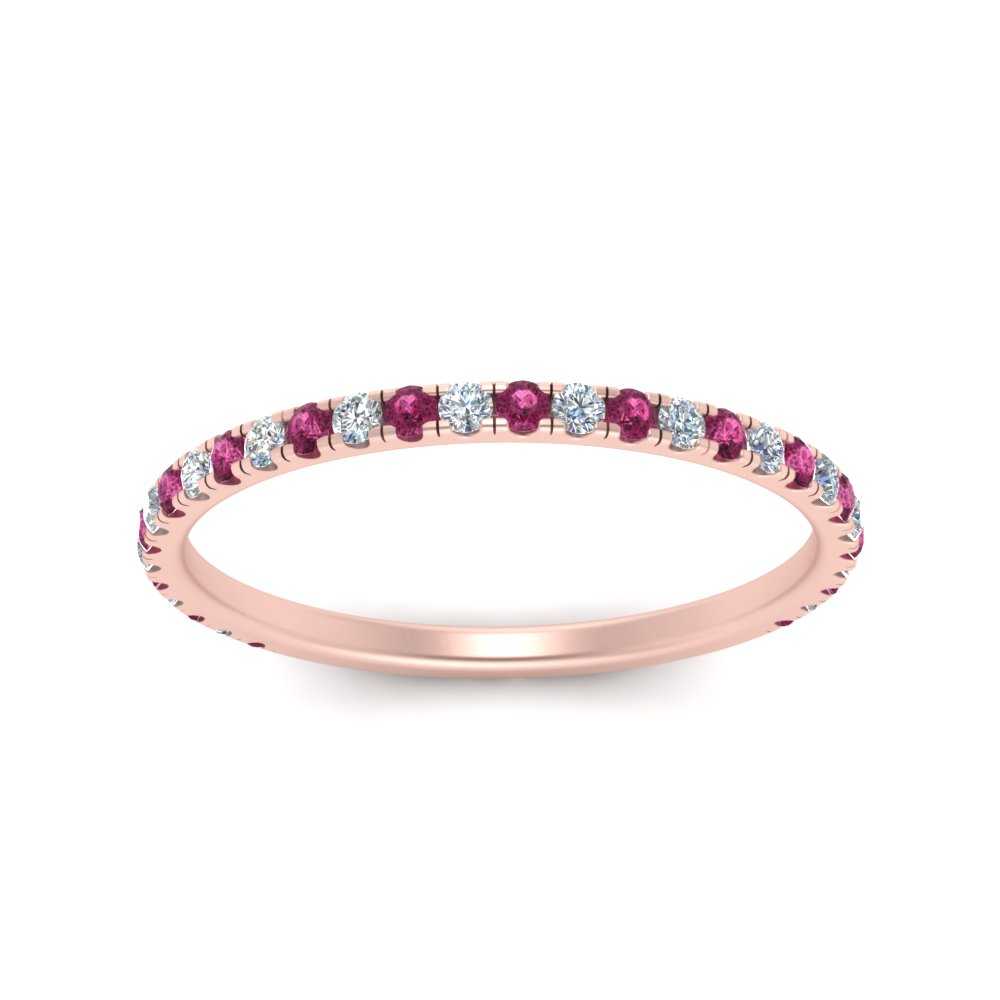 petite-scalloped-diamond-wedding-band-with-pink-sapphire-in-FD9168BGSADRPI-NL-RG