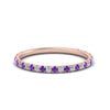 Load image into Gallery viewer, petite-scalloped-diamond-wedding-band-with-purple-topaz-in-FD9168BGVITO-NL-RG