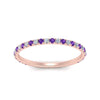 Load image into Gallery viewer, petite-scalloped-diamond-wedding-band-with-purple-topaz-in-FD9168BGVITO-NL-RG
