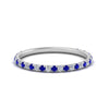 Load image into Gallery viewer, petite-scalloped-diamond-wedding-band-with-sapphire-in-FD9168BGSABL-NL-WG