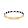 Load image into Gallery viewer, petite-scalloped-diamond-wedding-band-with-sapphire-in-FD9168BGSABL-NL-YG