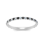 Load image into Gallery viewer, petite-scalloped-wedding-band-with-black-diamond-in-FD9168BGBLACK-NL-WG
