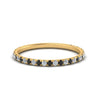 Load image into Gallery viewer, petite-scalloped-wedding-band-with-black-diamond-in-FD9168BGBLACK-NL-YG