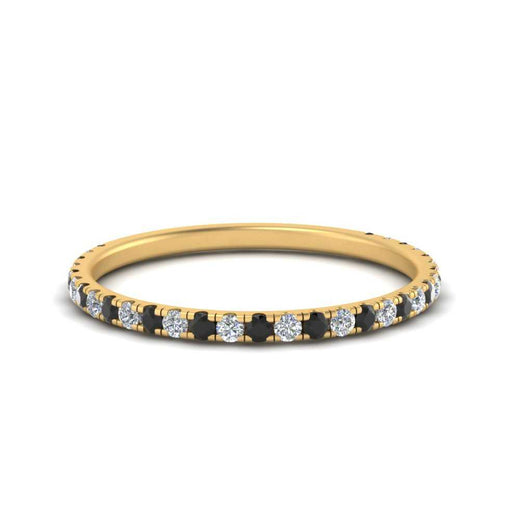 petite-scalloped-wedding-band-with-black-diamond-in-FD9168BGBLACK-NL-YG