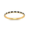Load image into Gallery viewer, petite-scalloped-wedding-band-with-black-diamond-in-FD9168BGBLACK-NL-YG