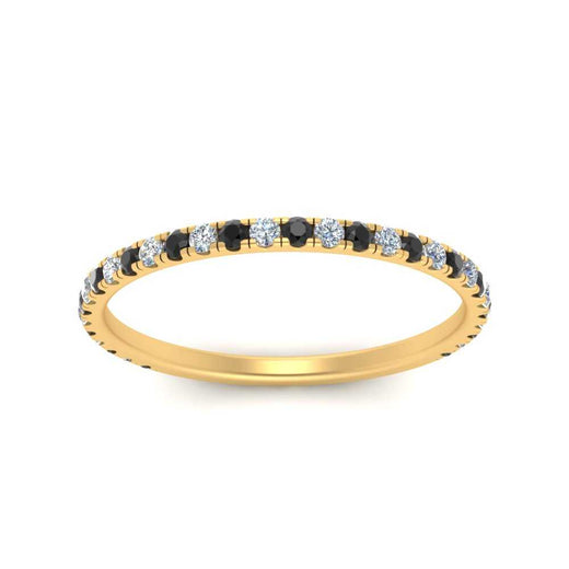 petite-scalloped-wedding-band-with-black-diamond-in-FD9168BGBLACK-NL-YG