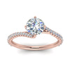 Load image into Gallery viewer, Petite Swirl Engagement Ring