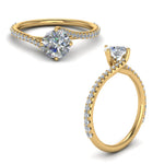 Load image into Gallery viewer, Petite Swirl Engagement Ring
