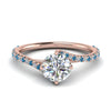 Load image into Gallery viewer, Petite Swirl Engagement Ring