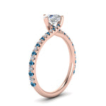 Load image into Gallery viewer, Petite Swirl Round Diamond Ring
