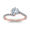 Load image into Gallery viewer, Petite Swirl Engagement Ring