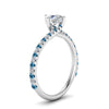 Load image into Gallery viewer, Petite Swirl Engagement Ring