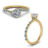 Load image into Gallery viewer, Petite Swirl Engagement Ring