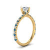 Load image into Gallery viewer, Petite Swirl Engagement Ring