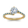 Load image into Gallery viewer, Petite Swirl Engagement Ring